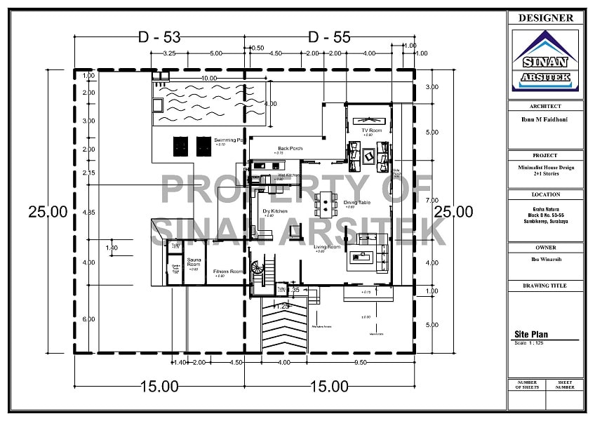 Jasa Drafter Autocad - Sinanarsitek