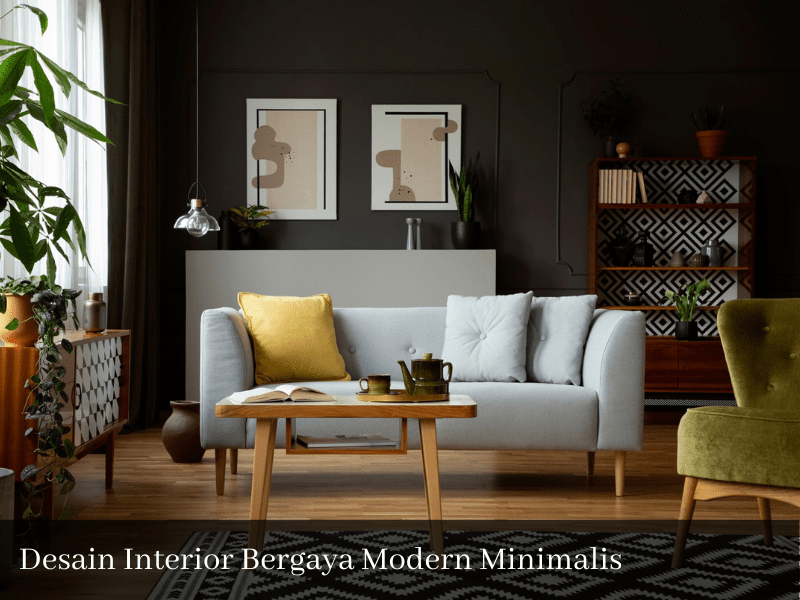 desain interior bergaya modern minimalis