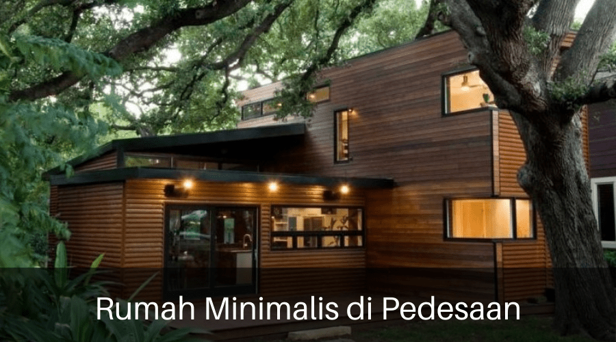 Desain Rumah Minimalis Pedesaan