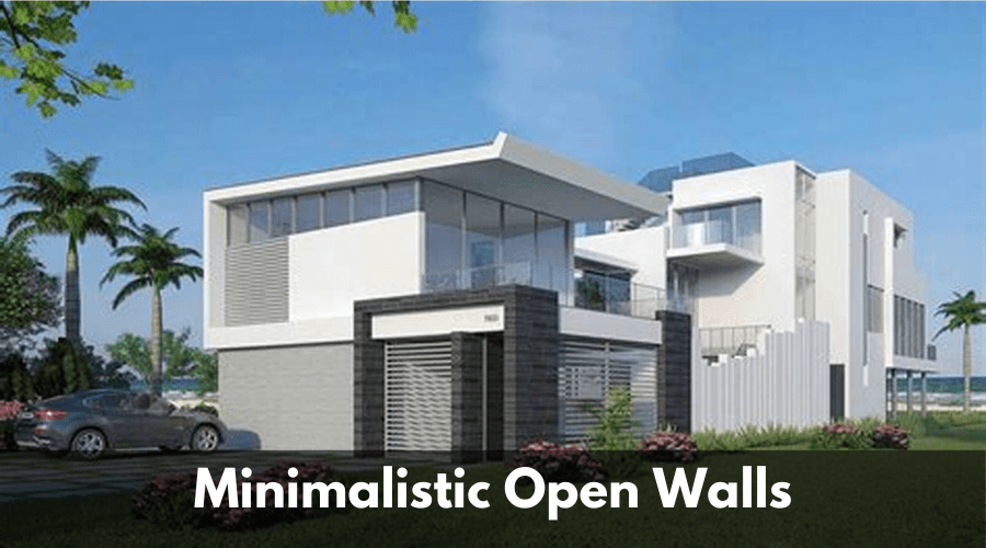 Rumah Tropis Minimalistic Open Walls